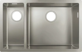 Hansgrohe S71 S719-U655 180/450 Unterbau Becken rechts edelstahl