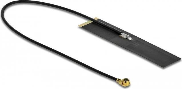 DeLOCK WLAN 802.11 ac/ax/a/b/g/n Antenne, 5GHz/2.4GHz, 1.70-4.70dBi, MHF, omnidirektional