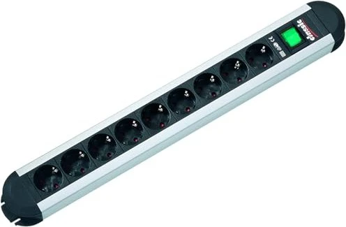 Bachmann Primo, 9-fach, Schalter, 1.7m, schwarz/silber