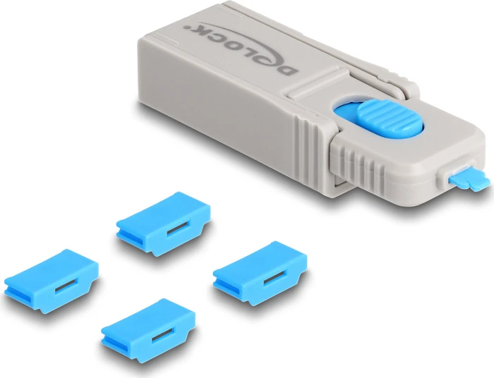 DeLOCK HDMI Portblocker, inkl. Werkzeug, 4er-Pack