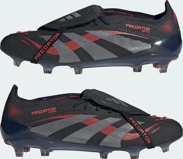 adidas Predator Elite Fold-Over Tongue FG core black/grey four/lucid red
