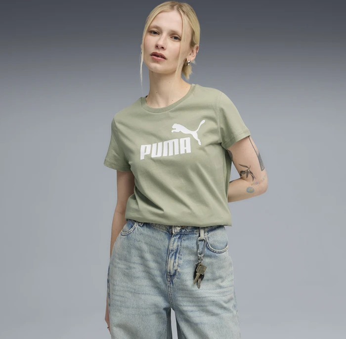 Puma ESS No. 1 Logo T-Shirt kurzarm lux army