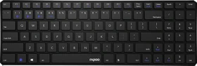 Rapoo Multi-mode Wireless Keyboard E9100M, schwarz, USB/Bluetooth, DE