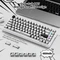 Attack Shark X82PRO HE Magnetic 75%, Comic, LEDs RGB, Outemu White Jade Magnetic, USB/Bluetooth, US Vorschaubild