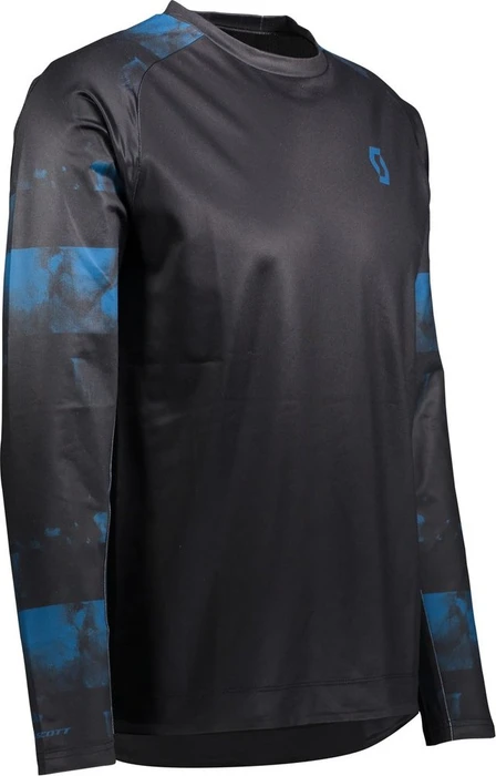 Scott Trail Storm Trikot langarm black/storm blue (Herren)