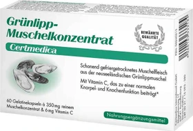 Certmedica Grünlipp-Muschelkonzentrat Kapseln, 60 Stück