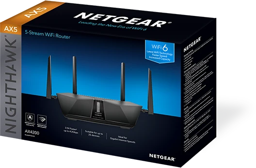 Netgear Nighthawk AX4200 AX5 RAX43