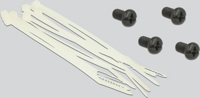 DeLOCK Patchpanel für Keystone Module 19", 24-Port, drehbar, 1HE, 19", 1HE, schwarz