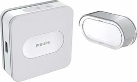 Philips 531015 WelcomeBell 300 Plugin, Funk-Türklingel und Türgong, Set (DES 7900 DCH)