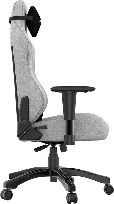 Anda Seat Phantom 3 L Gamingstuhl, Ash Gray, Stoff grau/Logo schwarz