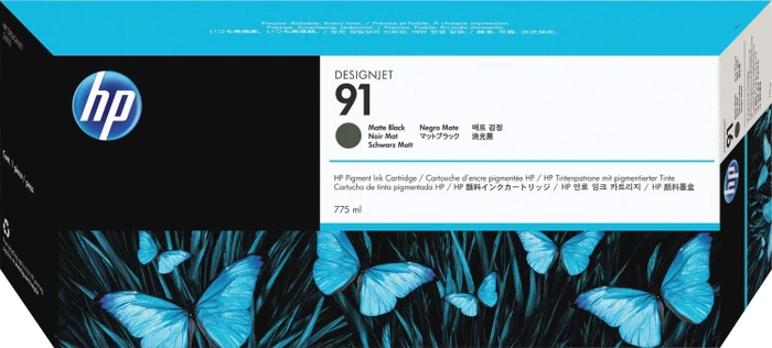 HP Tinte 91 schwarz matt