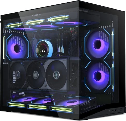 Lian Li O11 Dynamic Mini V2, schwarz, Glasfenster
