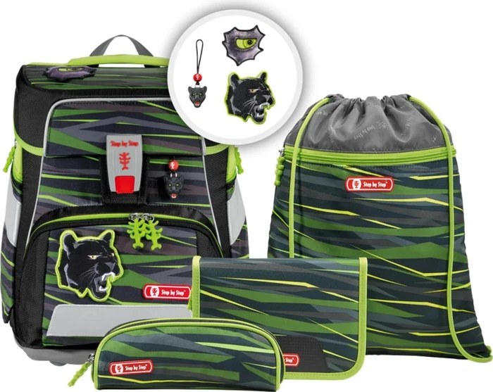Step by Step Space Wild Cat Schultaschen-Set, 5-tlg.