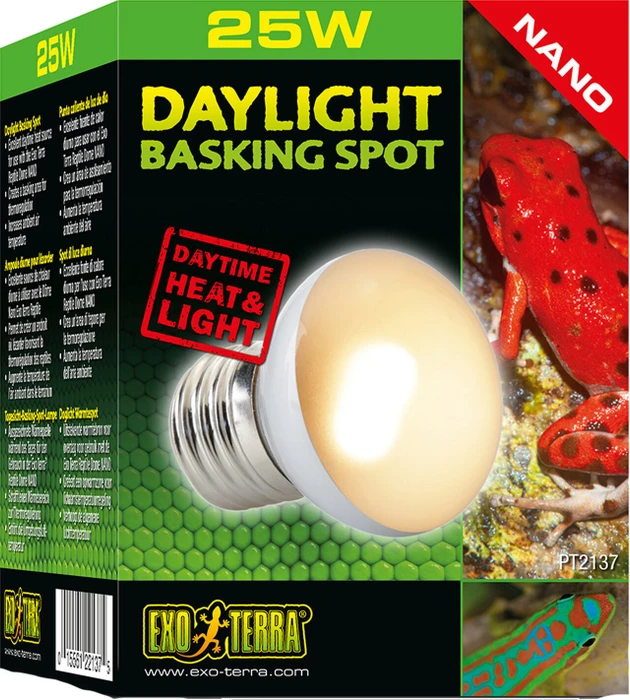 Exo Terra Reptile Nano Daylight Basking Spot, Neodym Tageslichtlampe, 25W (PT2137)