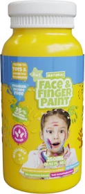 Boti Natural Face & Fingerpaint Fingerfarbe, gelb, 250ml