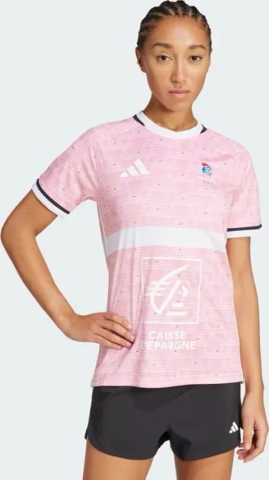 adidas Frankreich Handball Replica Trikot kurzarm pink spark (Damen)