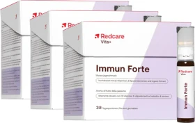 Redcare Immun Forte Trinkampullen + Kapseln Kombipackung, 90 Stück (3x 30 Stück)
