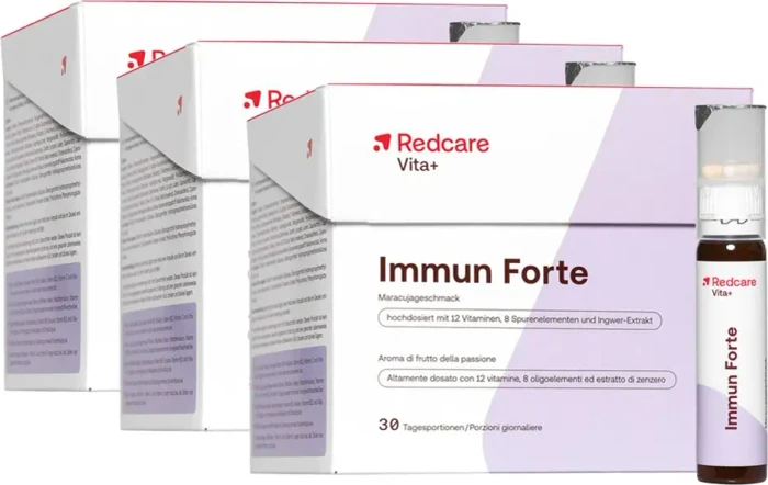 Redcare Immun Forte Trinkampullen + Kapseln Kombipackung