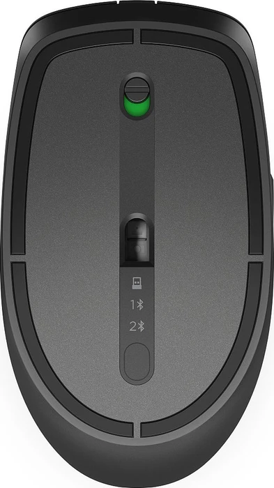 HP 635M Multi-Device Wireless Mouse, Nightfall Black schwarz/grau, USB/Bluetooth