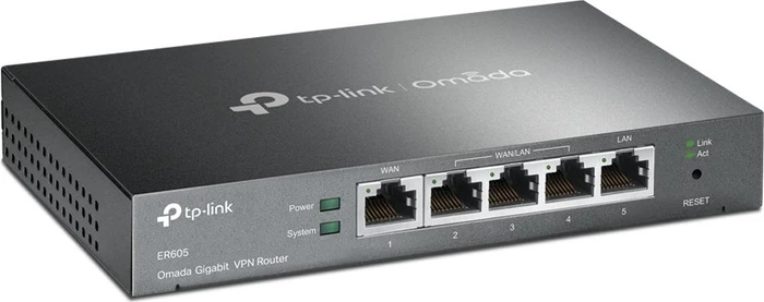 TP-Link Omada ER605 Gigabit Router, 5x RJ-45