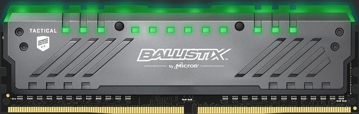 Crucial Ballistix Tactical Tracer RGB UDIMM 32GB Kit, DDR4-3000, CL15-16-16, 2R