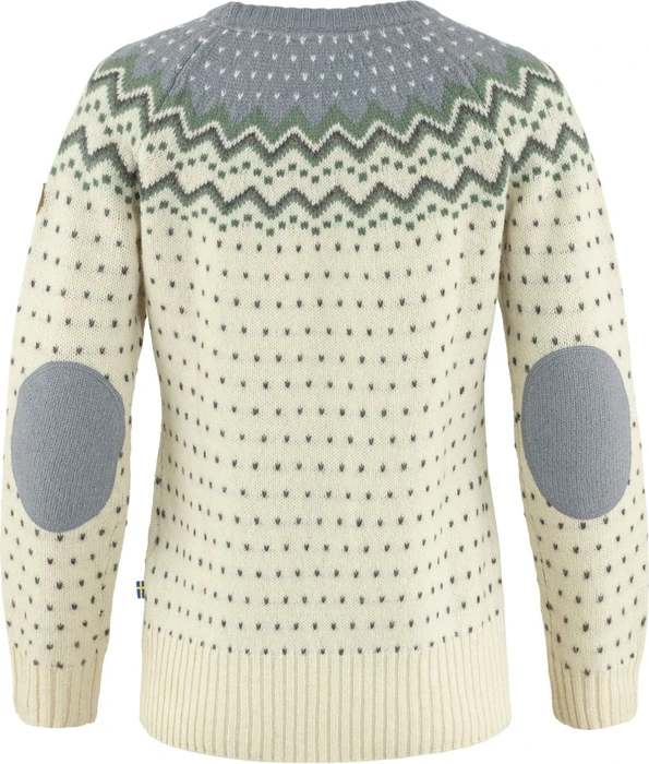 Fjällräven Övik Strickpullover chalk white/flint grey (Damen)
