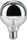 Paulmann Modern Classic Edition LED Globe E27 6.5W/827 warmweiß Kopfspiegel silber (28673)