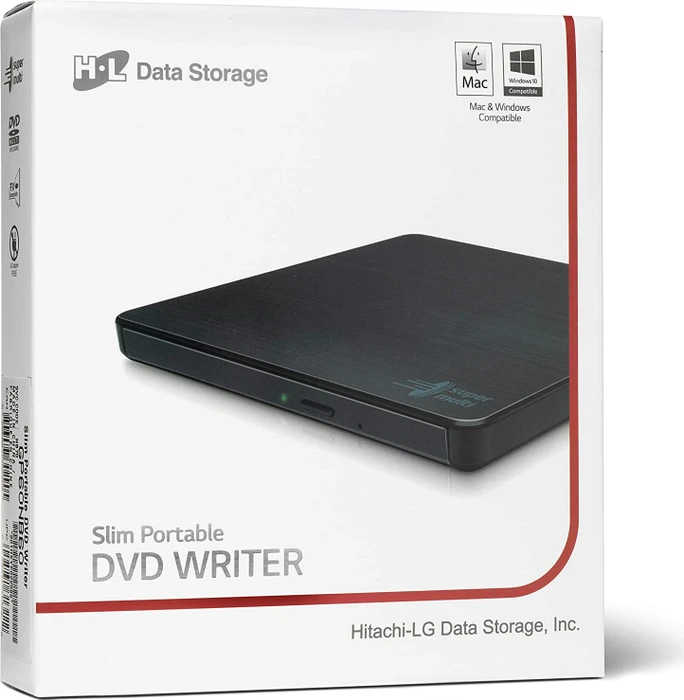 Hitachi-LG Data Storage GP60NB60, SlimLine schwarz, USB 2.0