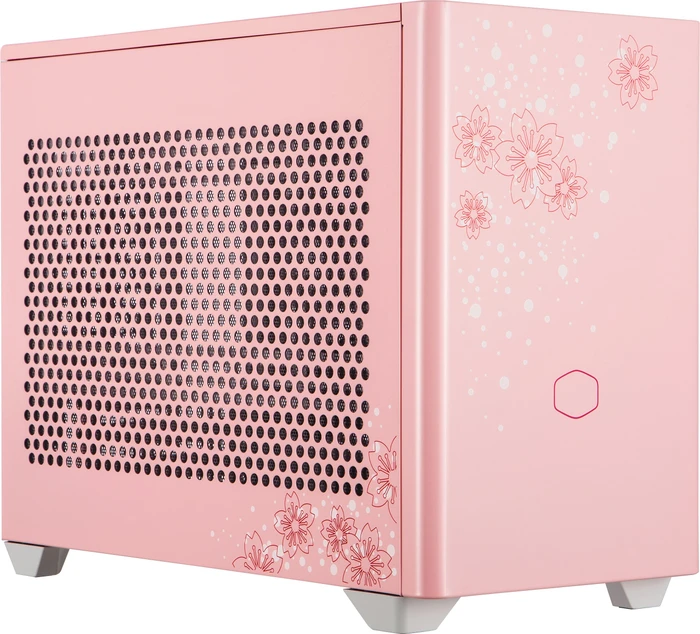Cooler Master MasterBox NR200P Sakura Limited Edition, rosa, Glasfenster, Mini-ITX