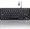 Perixx Periboard-332 Mini, schwarz, LEDs weiß, USB, UK Vorschaubild