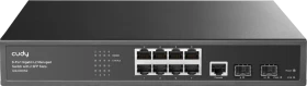 Cudy GS20 Rackmount Gigabit Managed Switch, 8x RJ-45, 2x SFP (GS2008S2)