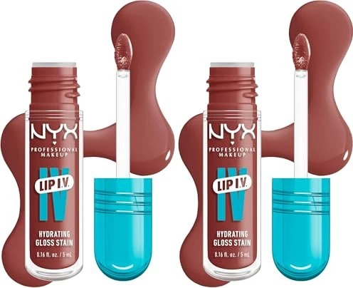 NYX Lip I.V. Hydrating Gloss Stain hydra honey, 5ml