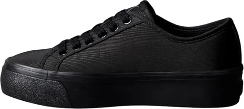 Calvin Klein Vulc Flatform Lace Up Moire schwarz (Damen)