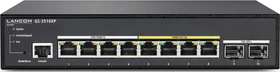 Lancom GS-3510 Desktop 2.5G Managed Switch, 8x RJ-45, 2x SFP+, 130W PoE+ (GS-3510XP / 61849)