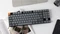 Keychron K13 Max, TKL+NUM, grau/orange, LEDs RGB, hot-swap, Gateron LOW PROFILE 2.0 BROWN, USB/Bluetooth, DE Vorschaubild