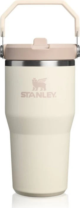 Stanley IceFlow Flip Straw Tumbler Isolierflasche 590ml cream