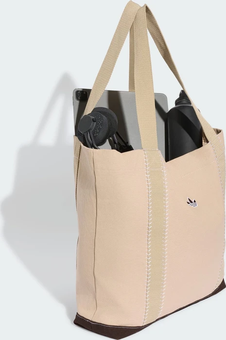 adidas Tote Shopper khaki three