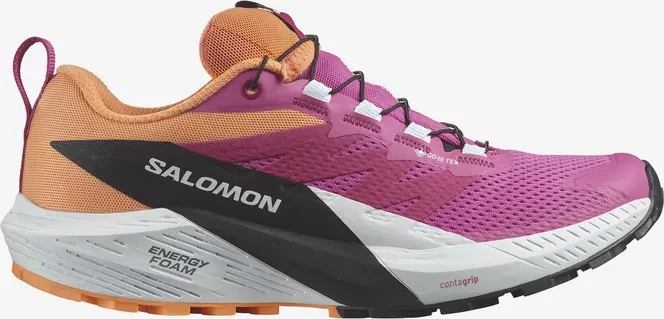 Salomon Sense Ride 5 GTX rose violet/white/bird of paradise (Damen)