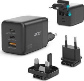 Acer GaN Ladegerät USB-C/USB-A 100W schwarz