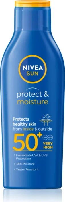 Nivea Sun Protect & Moisture Sonnenmilch LSF50+, 200ml