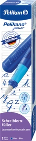 Pelikan Pelikano Junior blau, rechte Hand, Anfänger, Faltschachtel