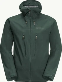Jack Wolfskin Kammweg 3L Funktionsjacke black olive (Herren)