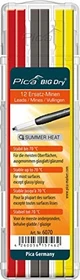 Pica-Marker BIG Dry Sommer colormix Bleistiftmine 2B 5.0mm graphit, 12er-Pack
