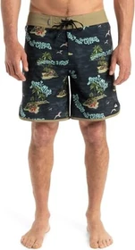 Quiksilver Surfsilk Scallop 18" Badeshorts black naturama (Herren)