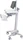Ergotron StyleView SV40 Visitenwagen elektrisch höhenverstellbarer mobiler Arbeitsplatz 57x50cm weiß/grau (SV40-6300-0)