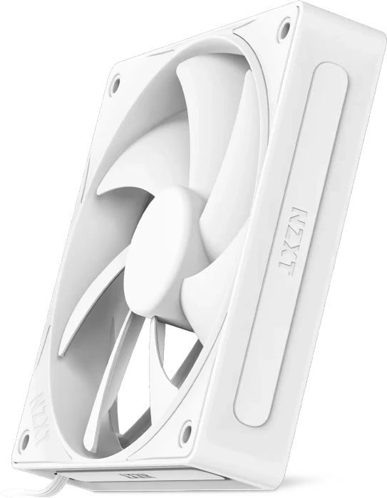 NZXT F Series F120P (2024), Matte White, weiß, 120mm