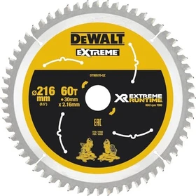 DeWalt DT99570 Extreme Runtime Kreissägeblatt 60Z, 216x1.6x30mm, 1 Stück