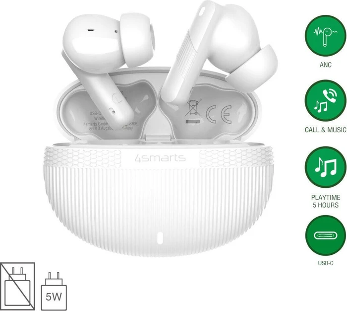 4smarts SkyBuds Pro ANC weiß