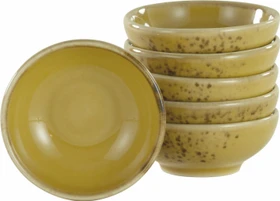 CreaTable Nature Collection Sojaschale curry, 6 Stück