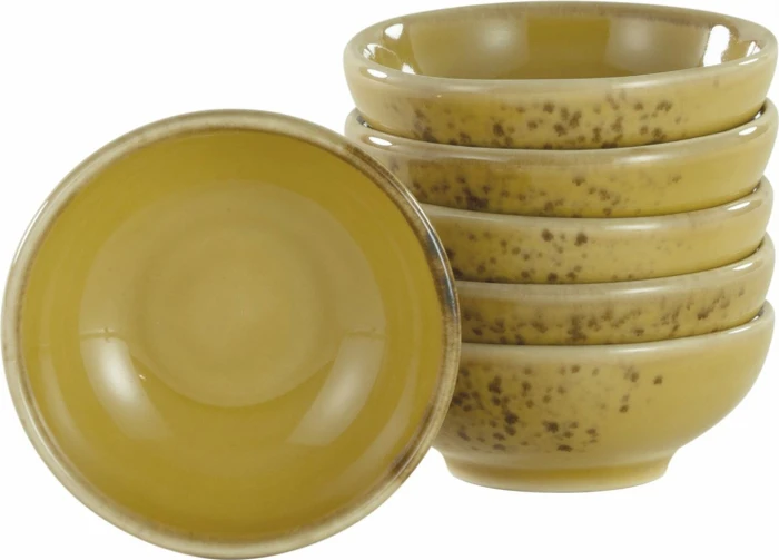 CreaTable Nature Collection Sojaschale curry, 6 Stück